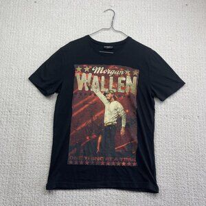 Morgan Wallen One Thing At A Time Album Black Graphic T- Shirt Mens S Concert